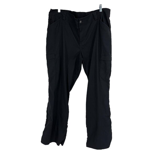 Duluth Trading Women 18 Dry on the Fly Pants Convertible Slim Leg Black Outdoor - Picture 1 of 10